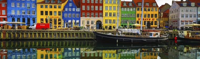 Waterfront scene in Copenhagen