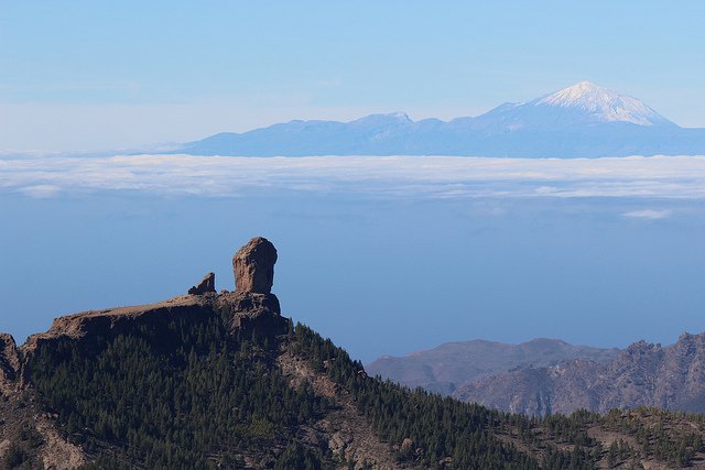 Pico del Teide visto desde Gran Canaria