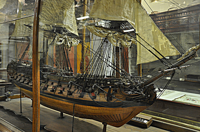 Museo Naval de Madrid. Navío del siglo XVIII