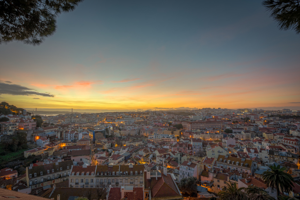 Sunset over Lisbon via Brian Hammonds Flicker CC