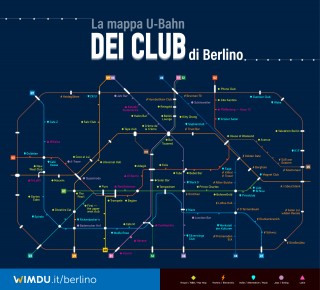 La mappa U-Bahn dei club di Berlino - Wimdu Blog - Federico Zucchini