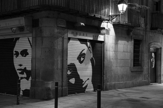 Street art en Barcelona.