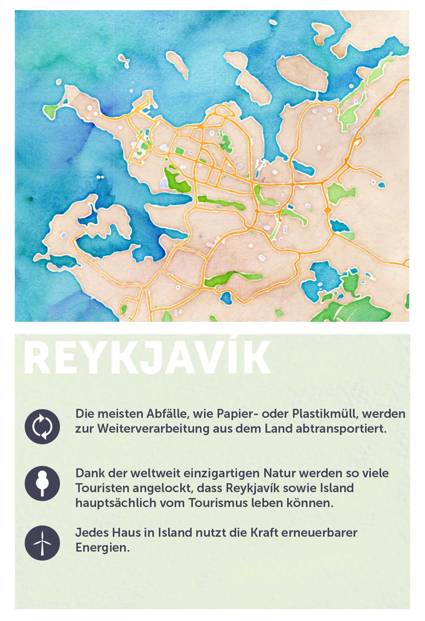 Reykjavik grüne Stadt in Europa