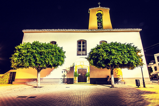 Iglesia de Santa Gertrudis en Ibiza