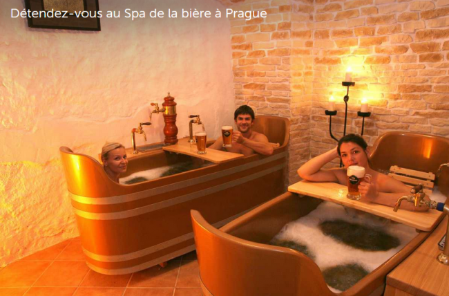 Détendez vous au Spa de la bière à Prague
