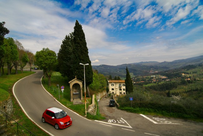 Straße nach Fiesole