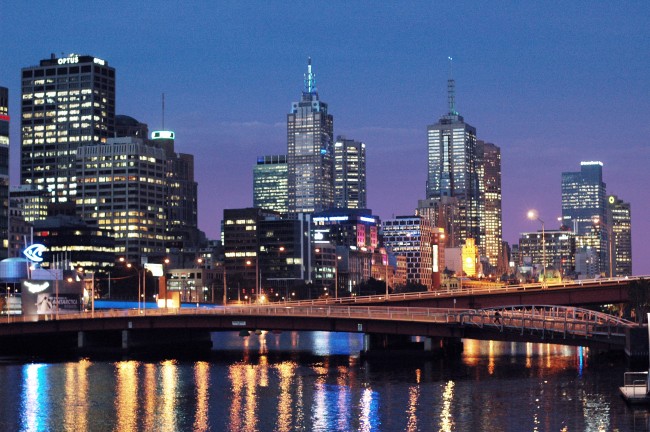 Skyline di Melbourne