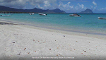 View of the beach from a Wimdu villa in Mauritius