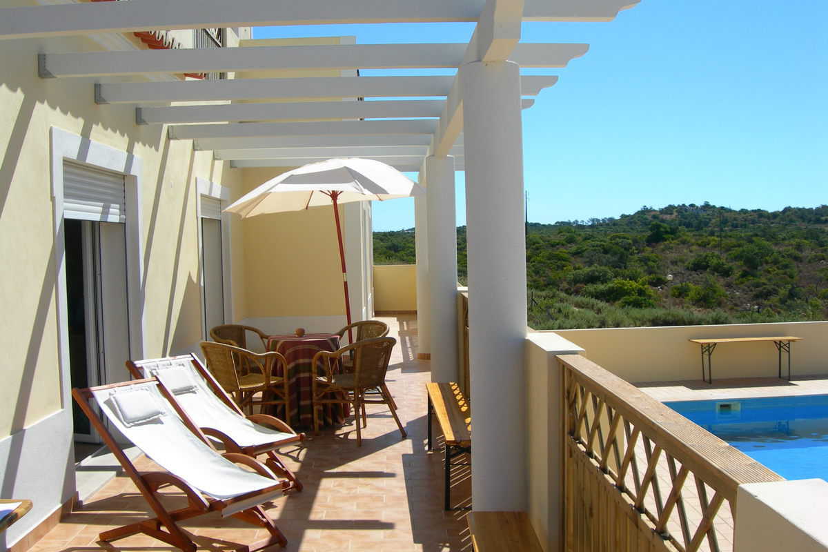 Pool side villa in the Algarve