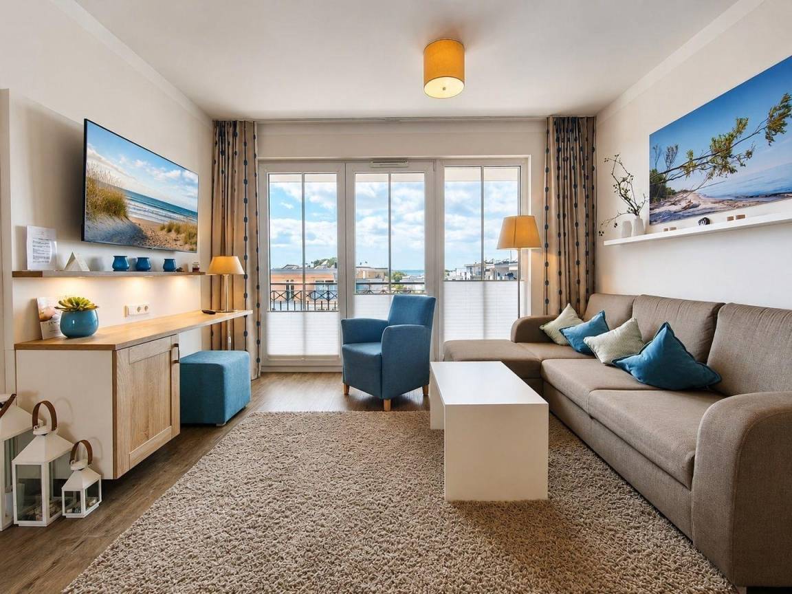 61 m&sup2; Ferienwohnung 1 Schlafzimmer 5 G&auml;ste