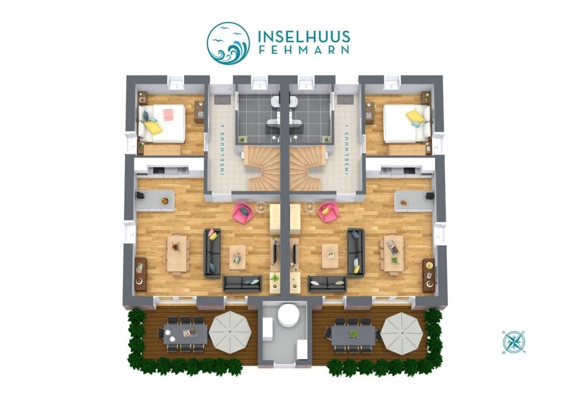 115 m² Ferienhaus ∙ 4 Schlafzimmer ∙ 8 Gäste – Bild 26