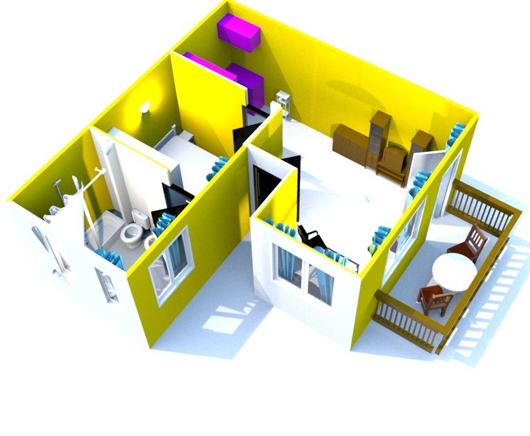 50 m² Ferienwohnung ∙ 1 Schlafzimmer ∙ 2 Gäste – Bild 12