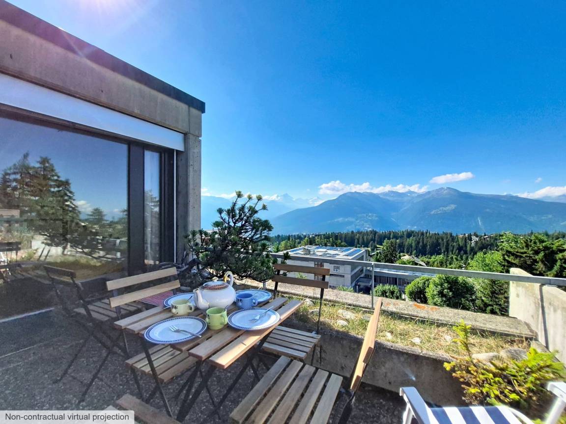 60 M² Appartamento Vacanza ∙ 3 Camere Da Letto ∙ 5 Ospiti - Crans-Montana