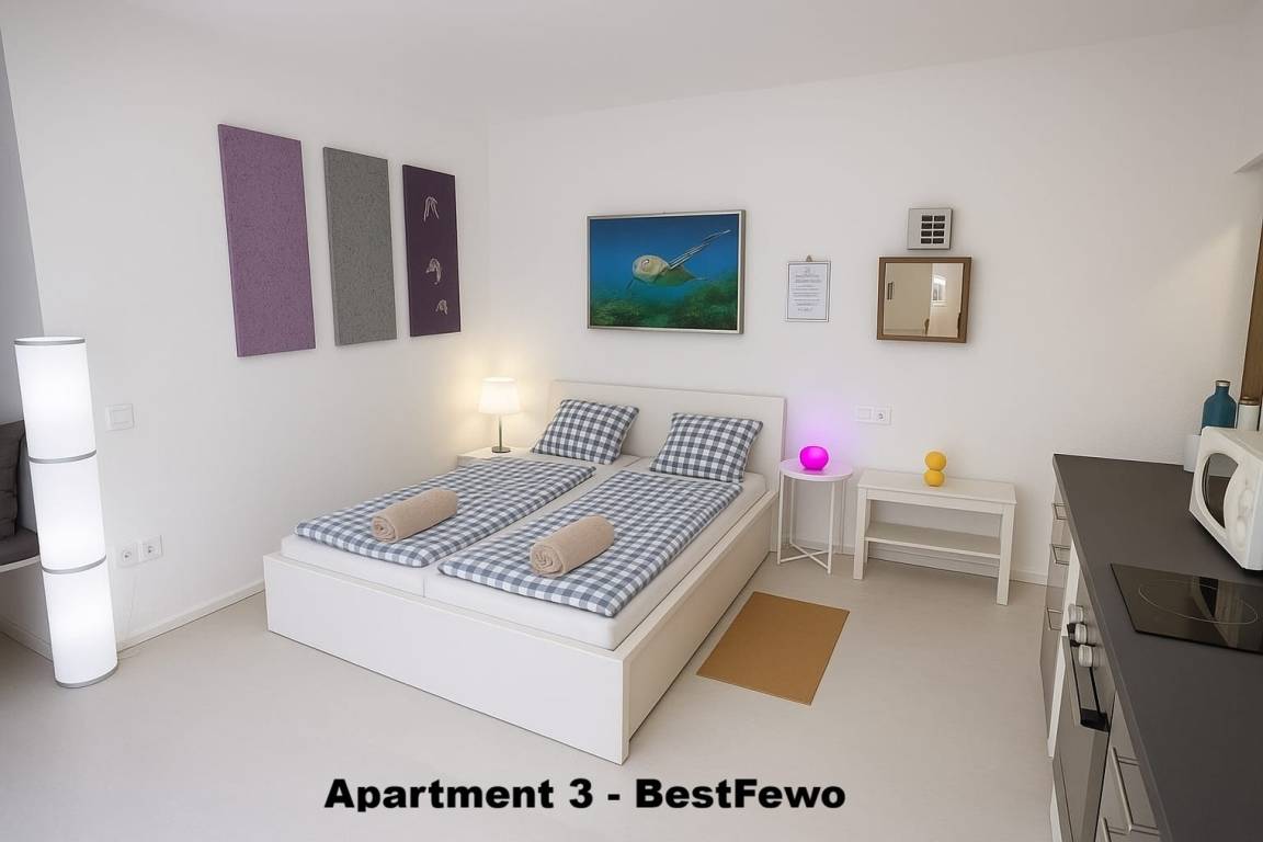 28 m&sup2; Ferienwohnung 1 Schlafzimmer 2 G&auml;ste