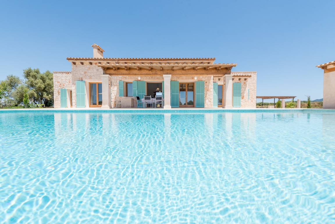 Hauptansicht vom Villa: Finca Sa Vinya