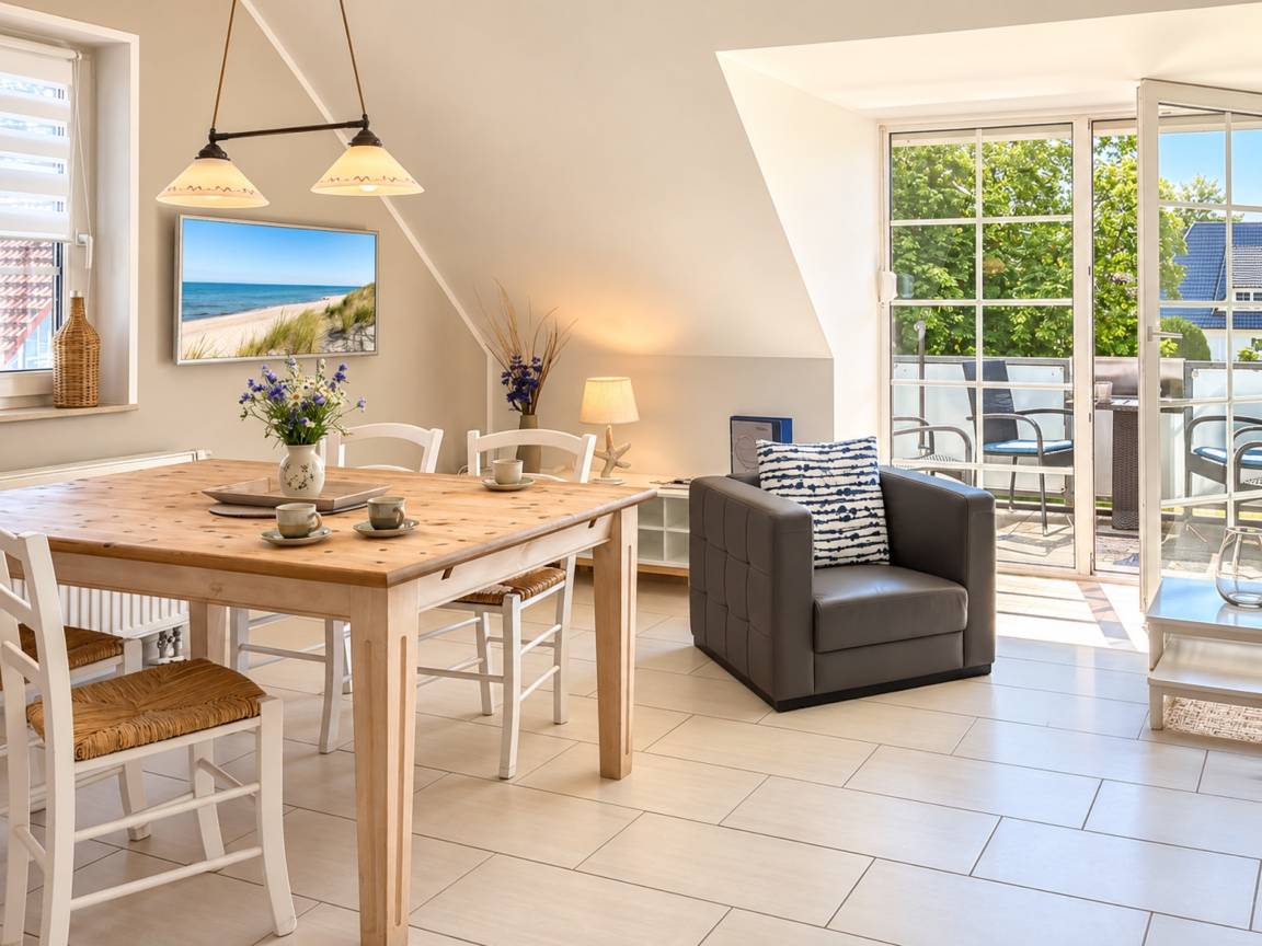 70 m&sup2; Ferienwohnung 2 Schlafzimmer 4 G&auml;ste