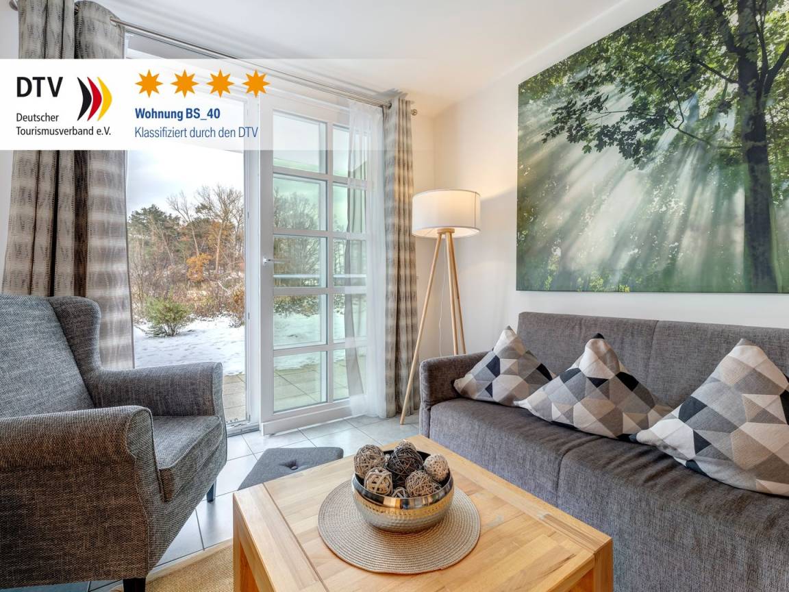 42 M² Ferienwohnung ∙ 1 Schlafzimmer ∙ 4 Gäste - Usedom