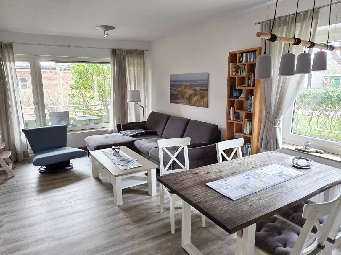 55 M² Ferienwohnung ∙ 2 Schlafzimmer ∙ 3 Gäste - Langeoog