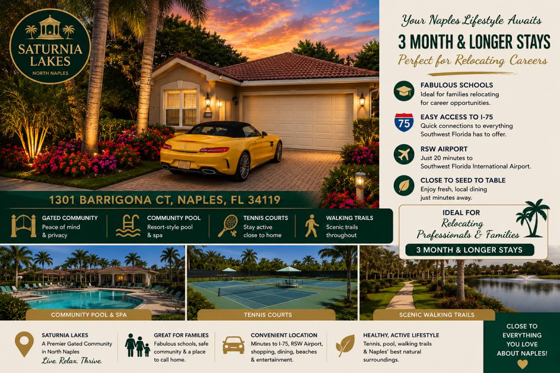 193 M² Maison De Vacances ∙ 4 Chambres ∙ 8 Personnes - Naples, FL