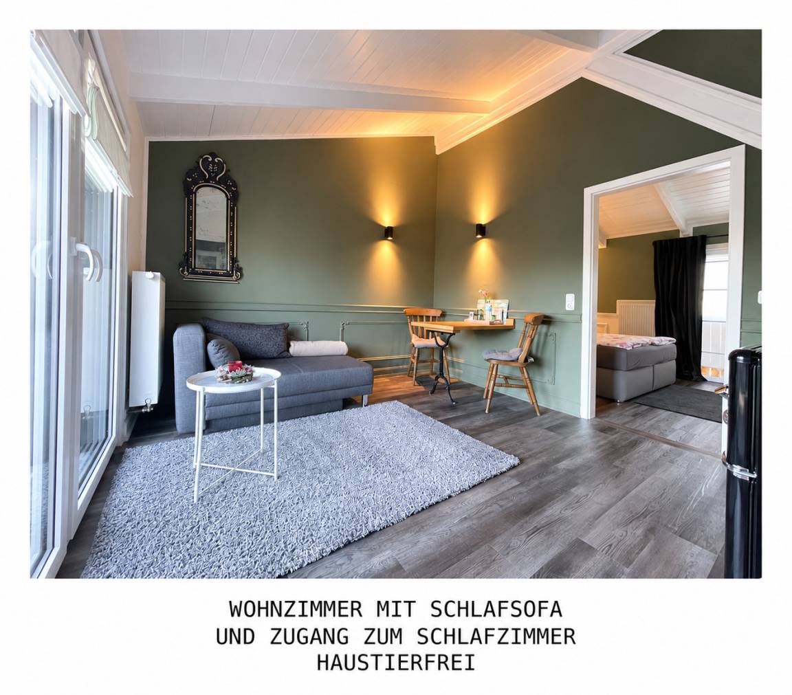 33 m&sup2; Ferienwohnung 1 Schlafzimmer 2 G&auml;ste