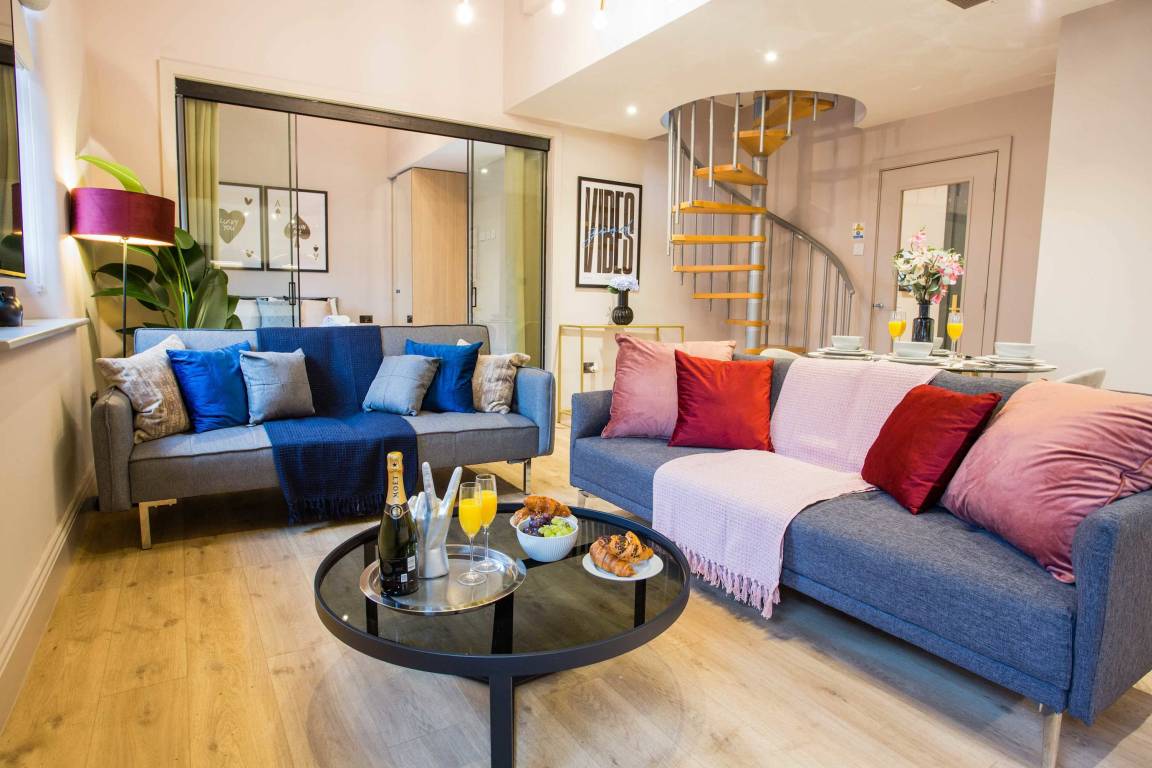 Apartamento ∙ 3 Habitaciones ∙ 8 Huéspedes - Mánchester