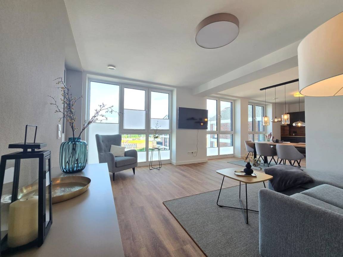 96 M² Ferienwohnung ∙ 3 Schlafzimmer ∙ 6 Gäste - Norddeich