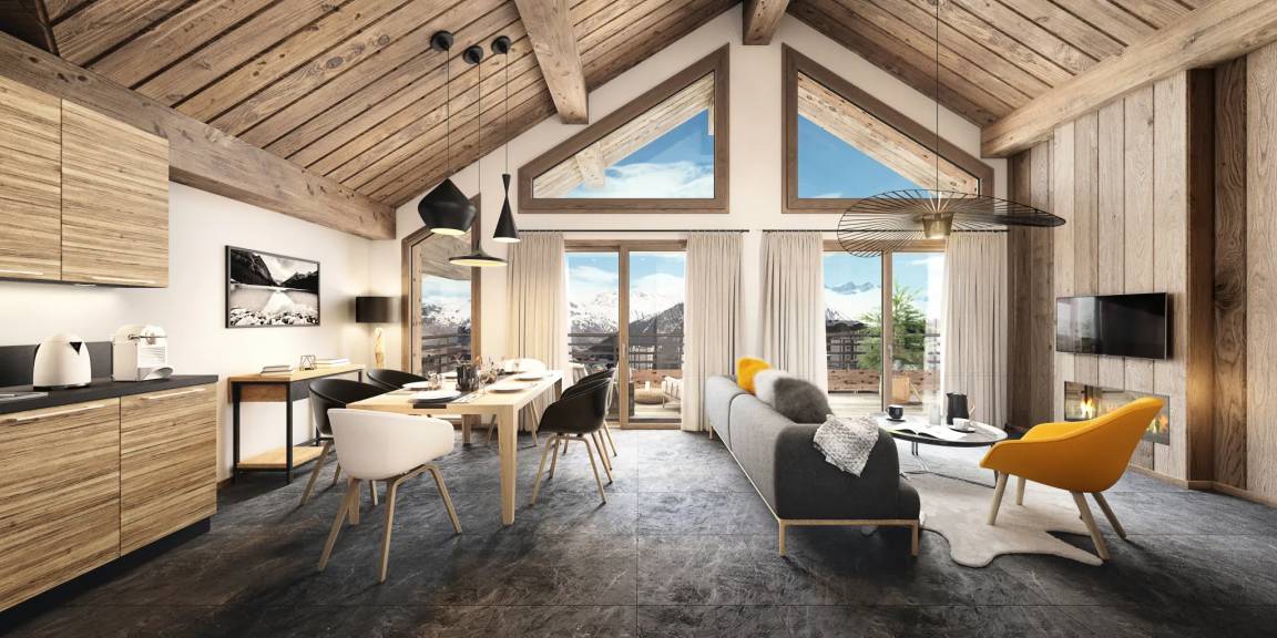 50 M² Appartement ∙ 2 Chambres ∙ 6 Personnes - Saint-Jean-d'Arves