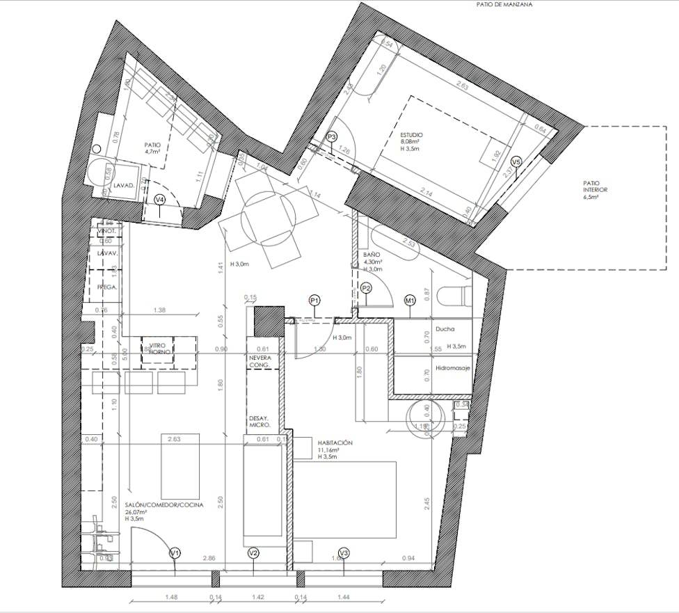 55 M² Appartement ∙ 2 Chambres ∙ 2 Personnes - Valence en Espagne