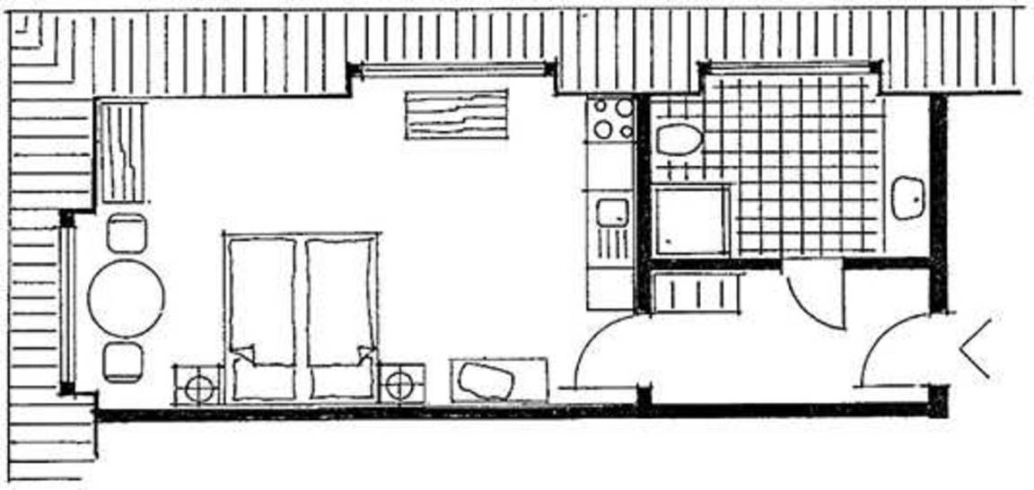 45 m² Ferienwohnung ∙ 1 Schlafzimmer ∙ 2 Gäste – Bild 9