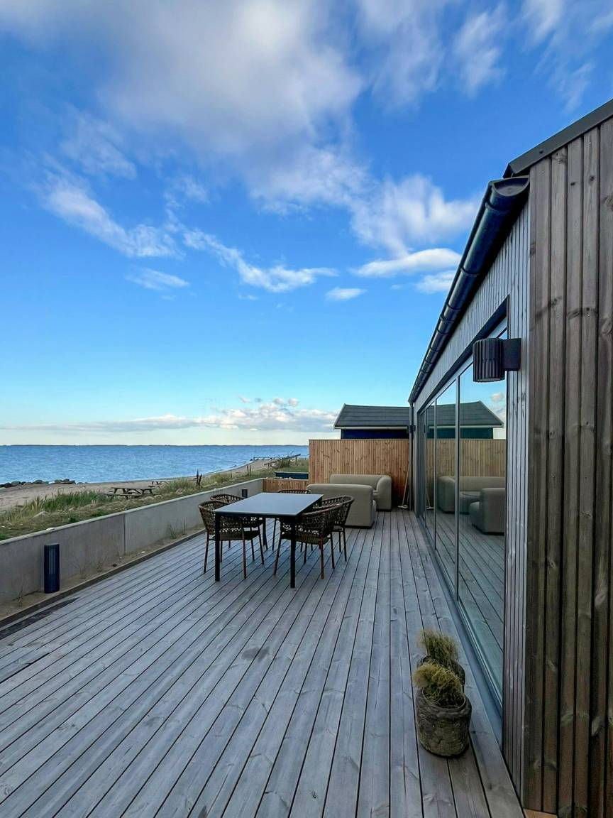 Hus med havudsigt ved Hasmark Strand