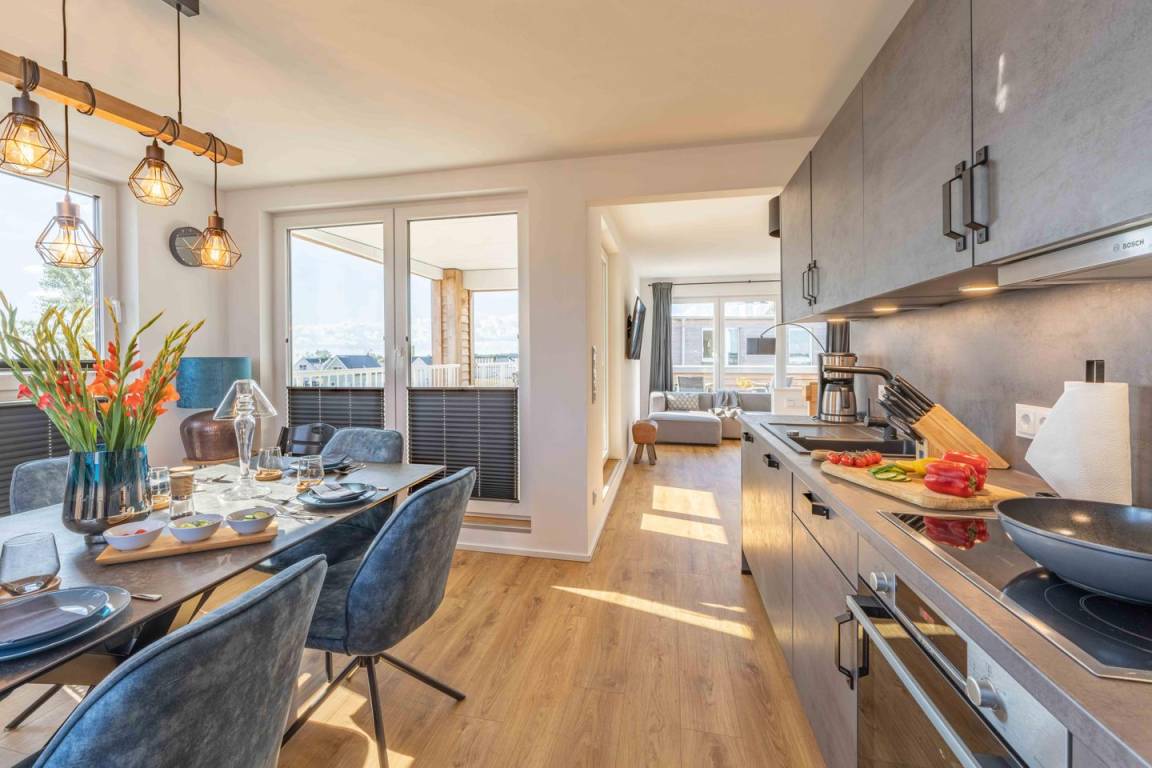 120 M² Ferienwohnung ∙ 3 Schlafzimmer ∙ 6 Gäste - Damp