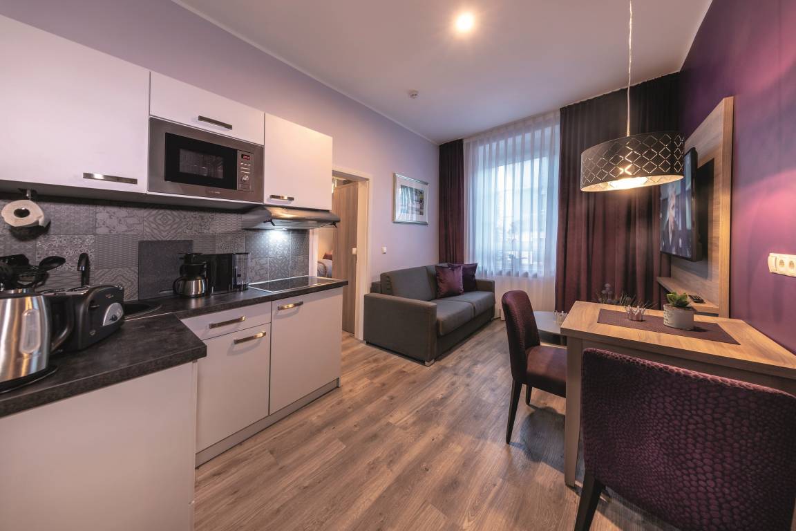 22 m² Ferienwohnung ∙ 1 Schlafzimmer ∙ 2 Gäste – Bild 2