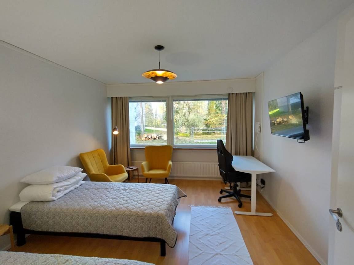 68 M² Apartament ∙ 3 Sypialnie ∙ 6 Gości - Lahti