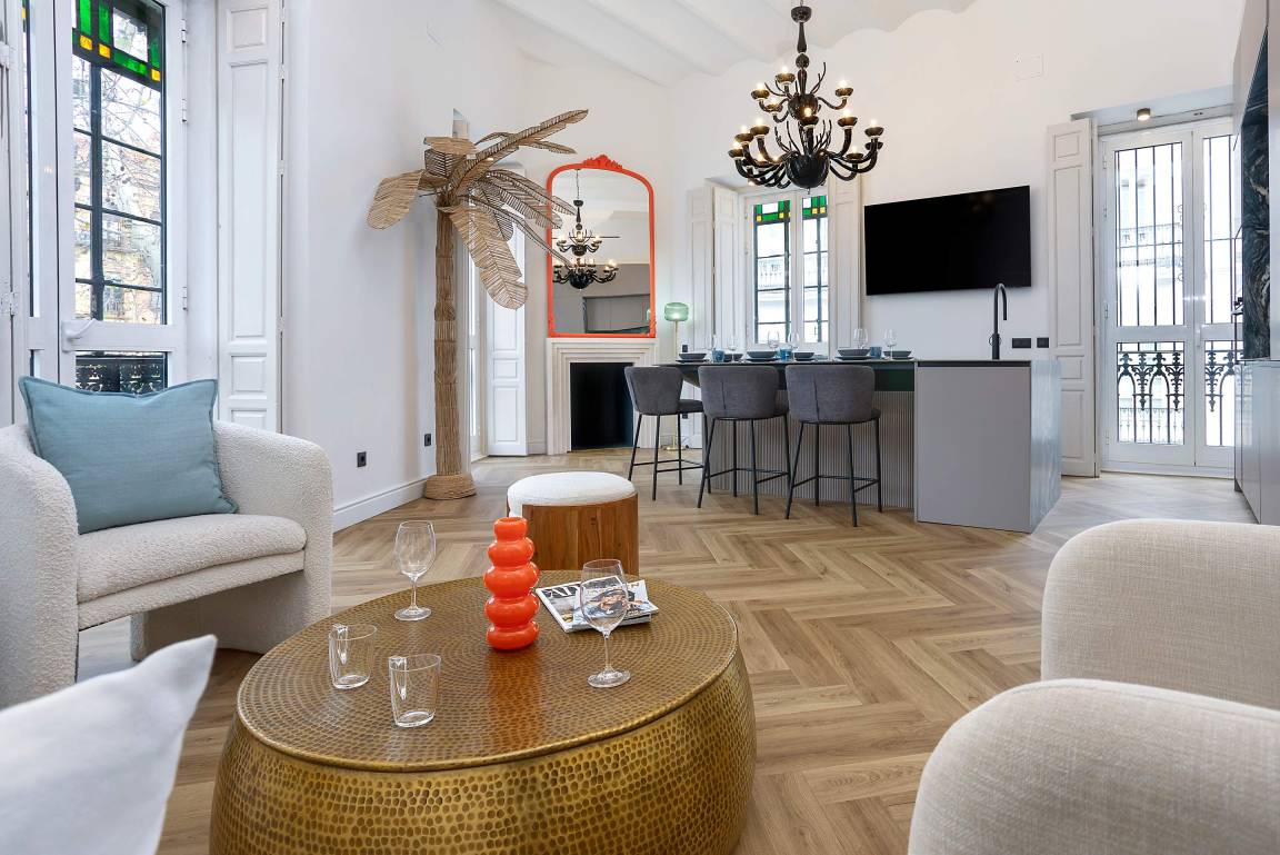 110 M² Apartamento ∙ 3 Habitaciones ∙ 6 Huéspedes - Camas