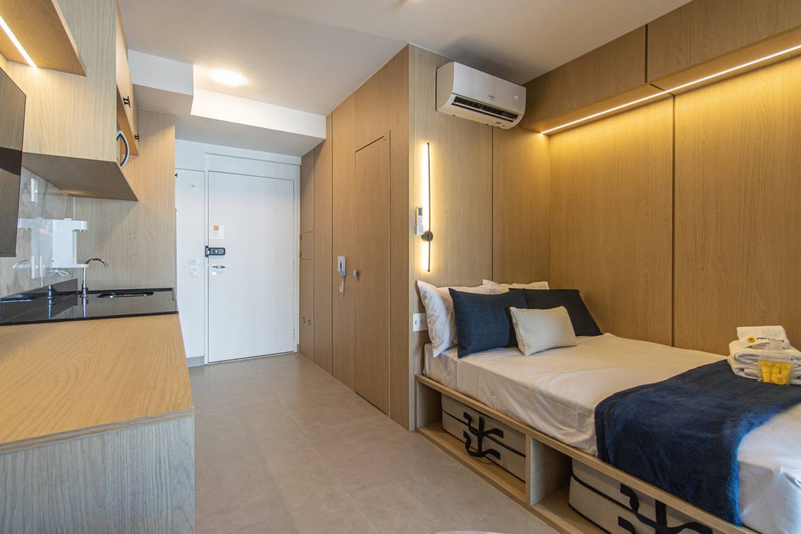 26 M² Estudio ∙ 1 Habitación ∙ 2 Huéspedes - São Paulo
