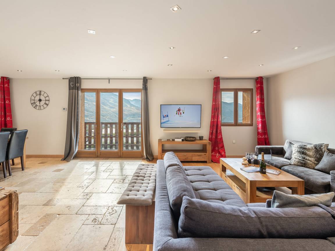 100 M² Apartment ∙ 3 Bedrooms ∙ 6 Guests - Val Thorens