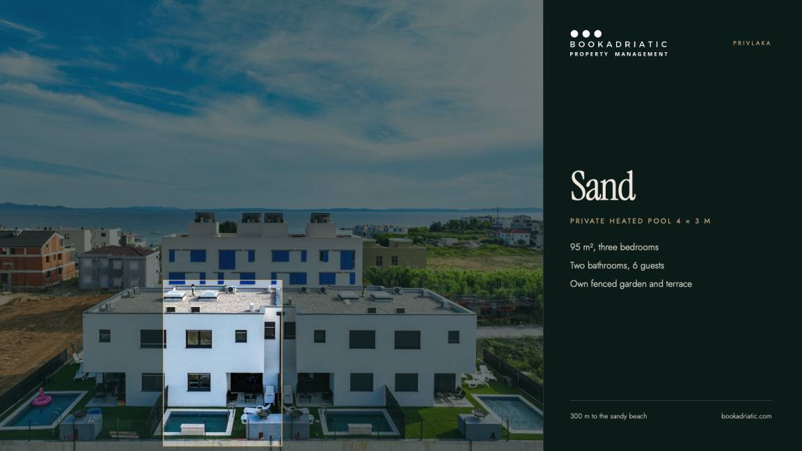 100 M² Apartment ∙ 3 Bedrooms ∙ 6 Guests - Privlaka