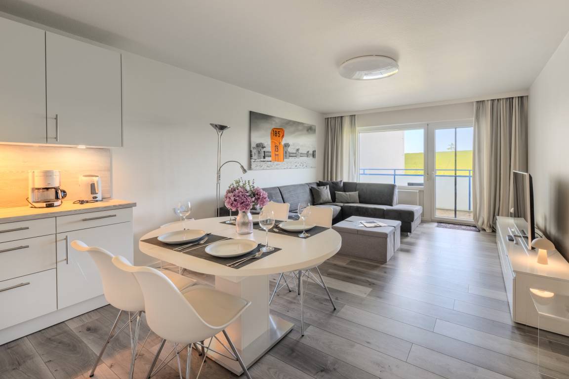58 m&sup2; Ferienwohnung 1 Schlafzimmer 4 G&auml;ste