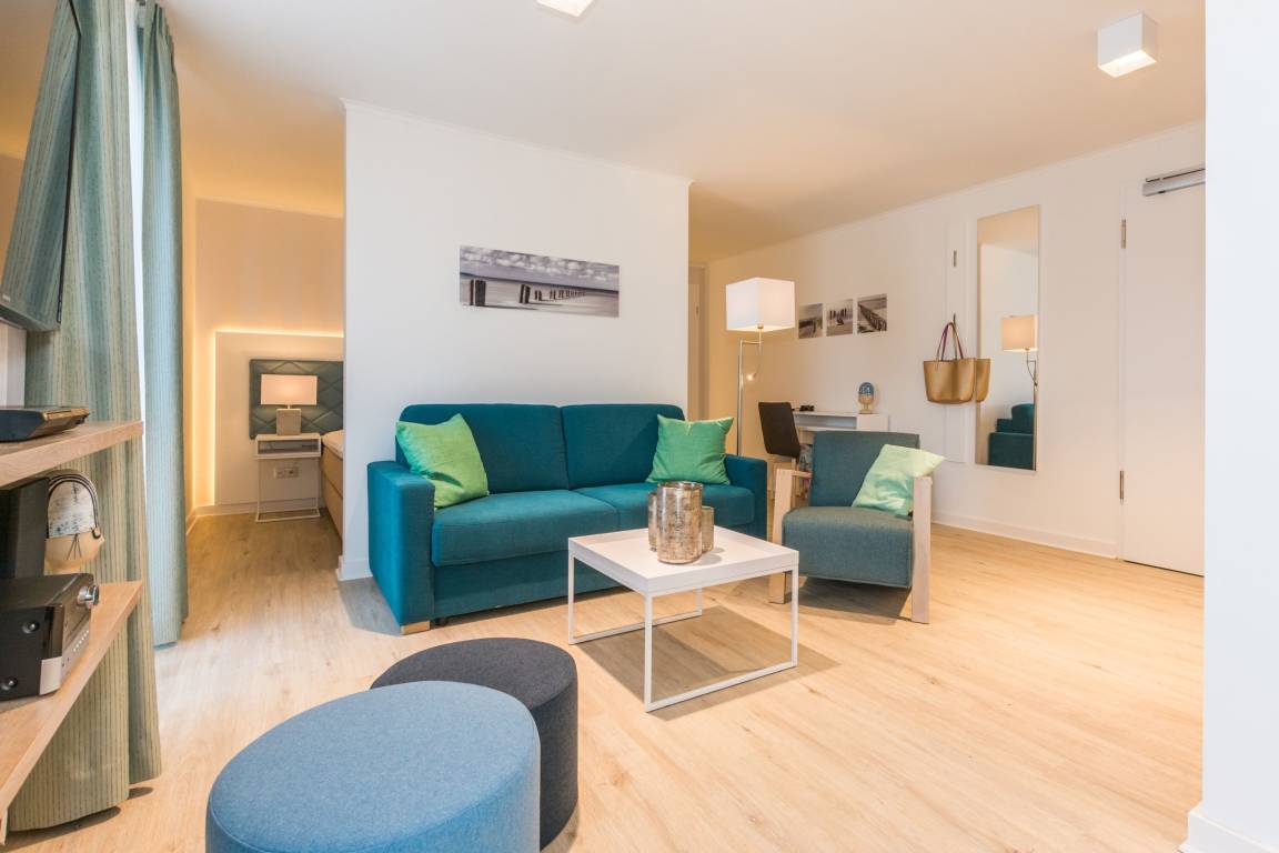 40 m² Ferienwohnung ∙ 1 Schlafzimmer ∙ 2 Gäste – Bild 3