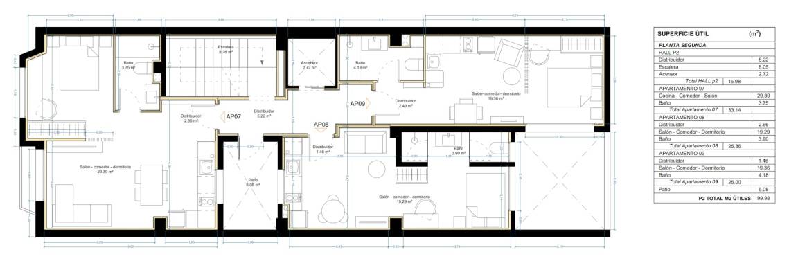 27 M² Apartment ∙ 2 Guests - Elche