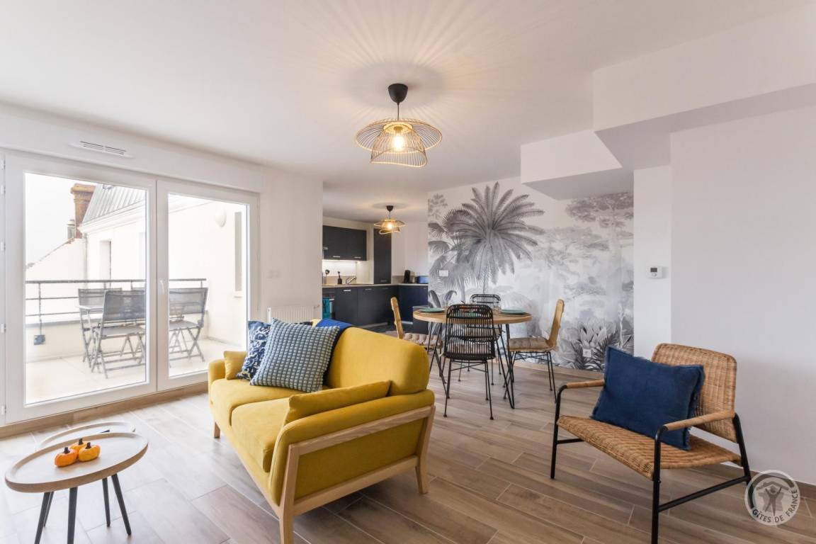 68 m&sup2; G&icirc;te 2 Schlafzimmer 4 G&auml;ste