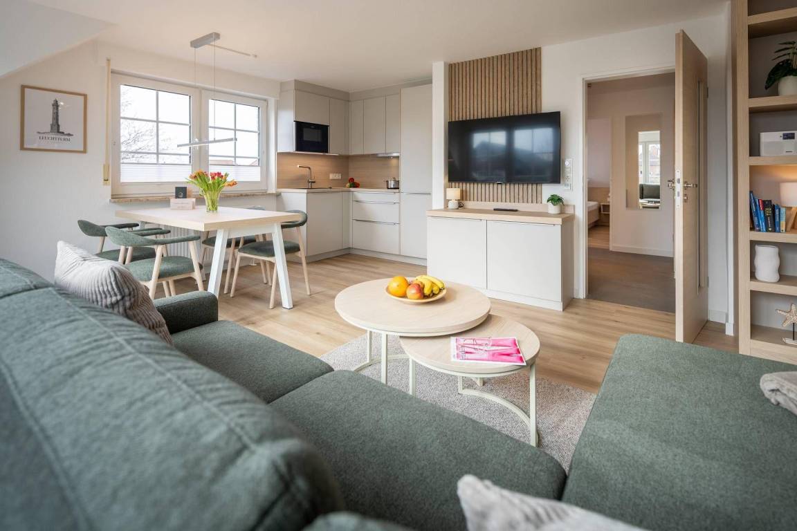 58 M² Ferienwohnung ∙ 1 Schlafzimmer ∙ 4 Gäste - Norddeich