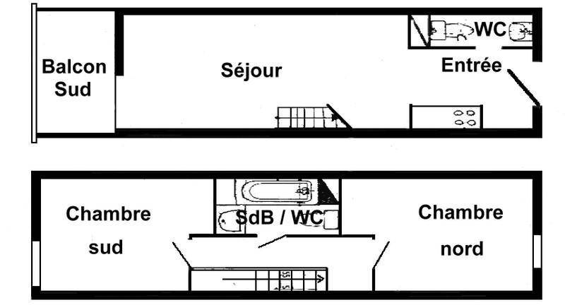 42 m&sup2; Ferienwohnung 2 Schlafzimmer 6 G&auml;ste