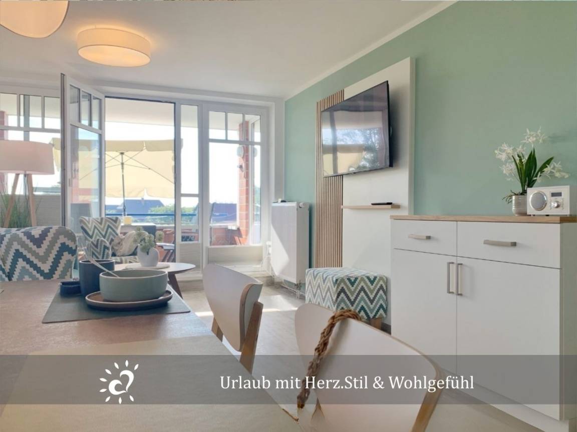 55 m&sup2; Ferienwohnung 2 Schlafzimmer 4 G&auml;ste