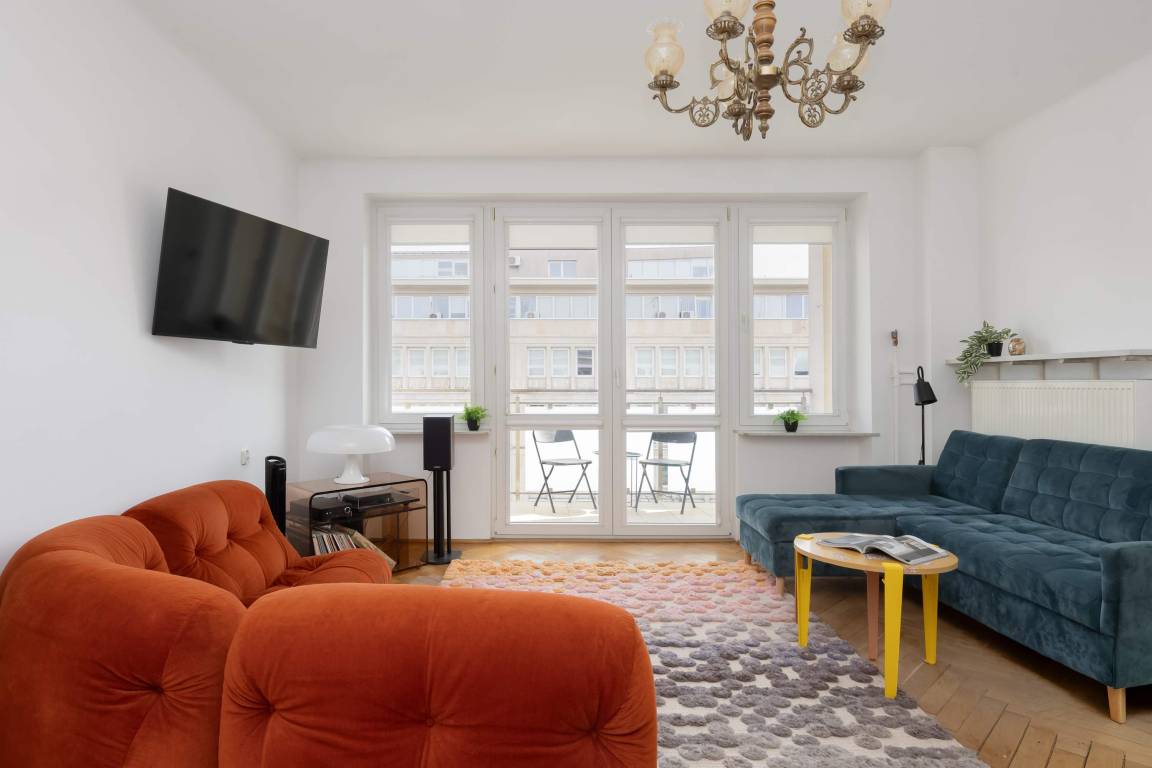 69 M² Apartment ∙ 2 Bedrooms ∙ 5 Guests - Warsaw