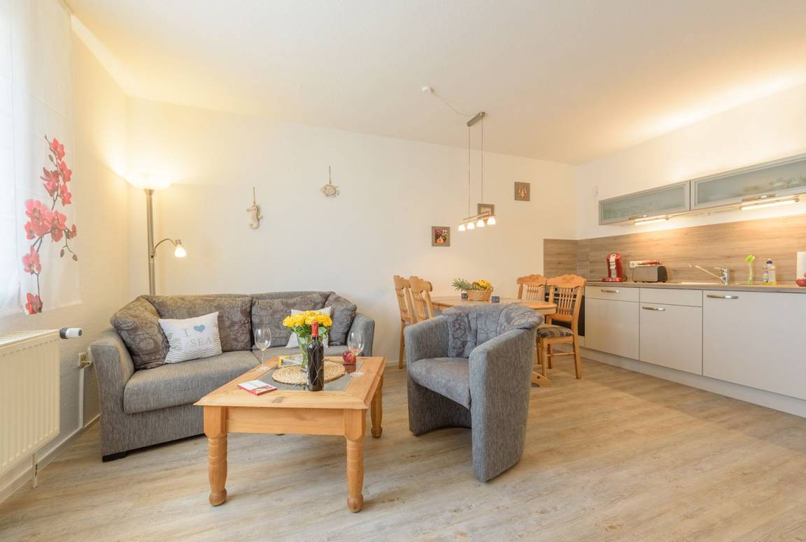 35 M² Ferienwohnung ∙ 1 Schlafzimmer ∙ 2 Gäste - Prerow