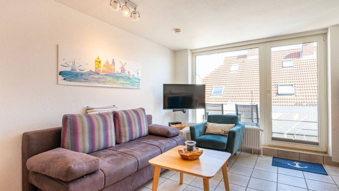 40 M² Ferienwohnung ∙ 1 Schlafzimmer ∙ 2 Gäste - Norden