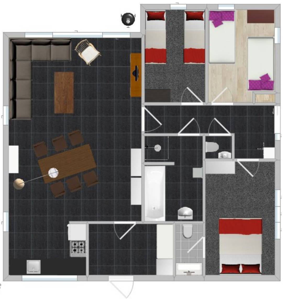 100 m² Ferienhaus ∙ 3 Schlafzimmer ∙ 6 Gäste – Bild 14