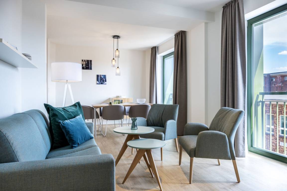 61 M² Ferienwohnung ∙ 2 Schlafzimmer ∙ 5 Gäste - Wismar