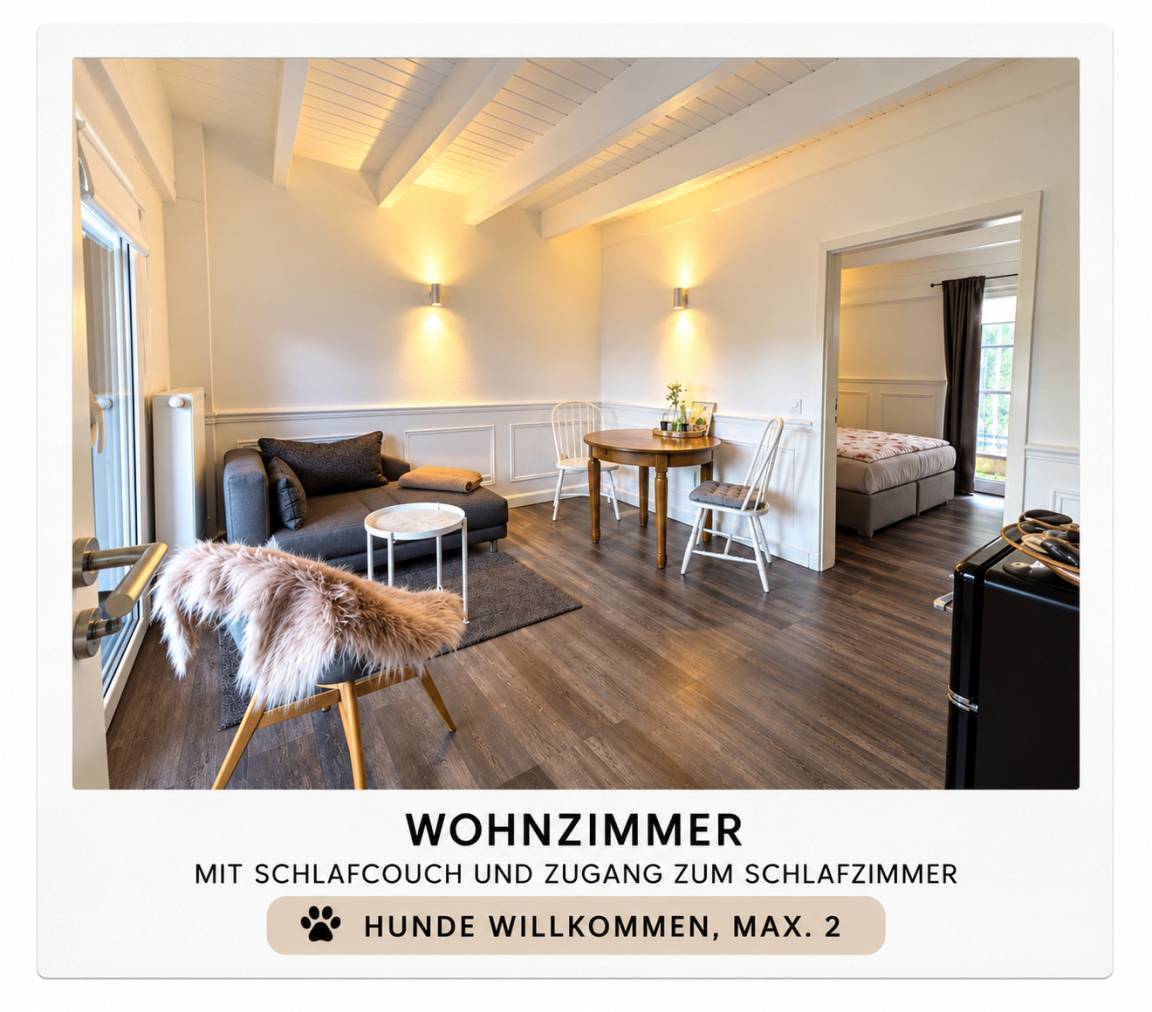 33 m&sup2; Ferienwohnung 1 Schlafzimmer 2 G&auml;ste